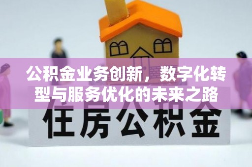 莲湖公积金业务创新，数字化转型与服务优化的未来之路