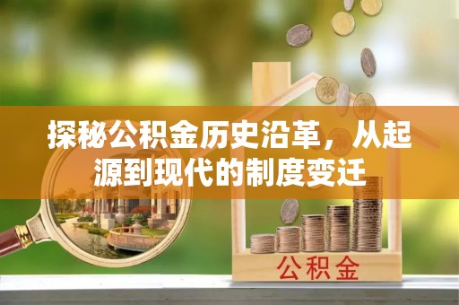 莲湖探秘公积金历史沿革，从起源到现代的制度变迁