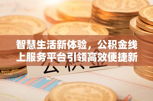莲湖智慧生活新体验，公积金线上服务平台引领高效便捷新潮流