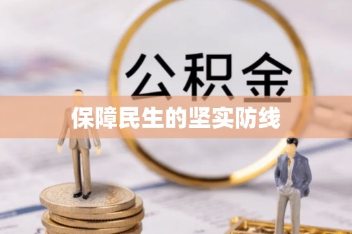 莲湖保障民生的坚实防线