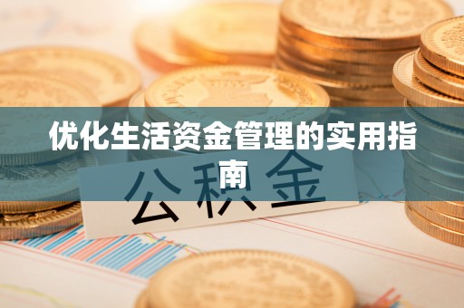 莲湖优化生活资金管理的实用指南