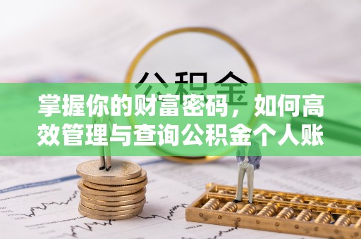 莲湖掌握你的财富密码，如何高效管理与查询公积金个人账户信息