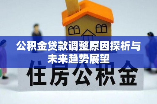 莲湖公积金贷款调整原因探析与未来趋势展望