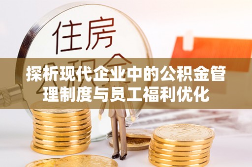 莲湖探析现代企业中的公积金管理制度与员工福利优化