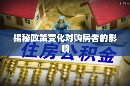 莲湖揭秘政策变化对购房者的影响